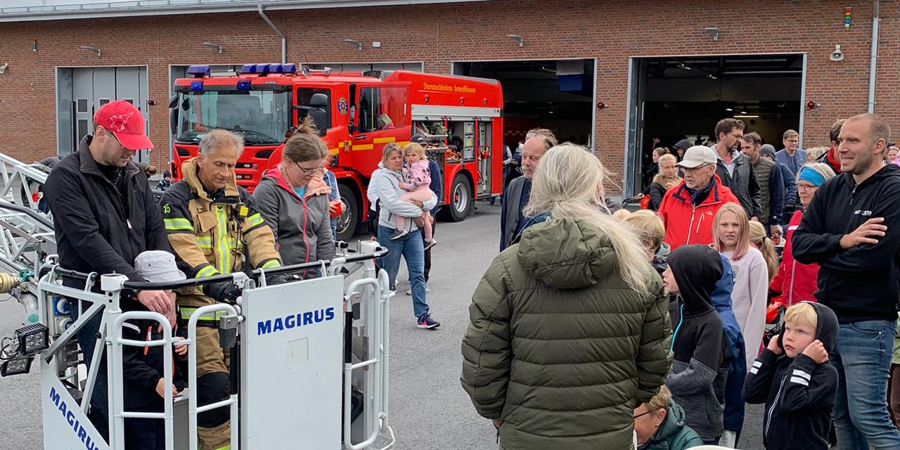 Öppet hus på Åkersberga brandstation