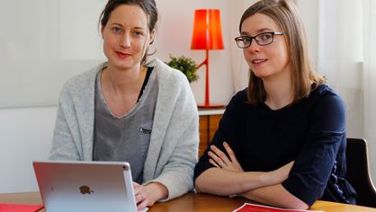 Jenny Ahlfont och Anna Ståhle Bofjäll